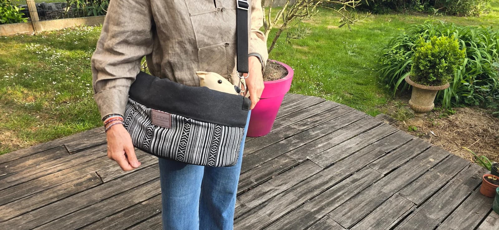 sac à repli été, fond mousse amovible