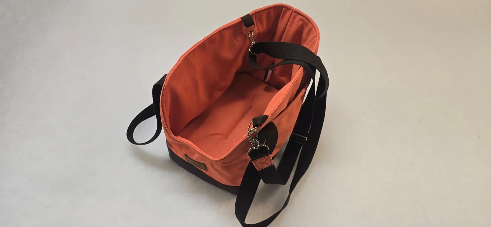 Sac été orange, fond amovible chaud/froid
